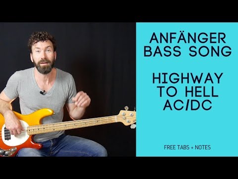 Anfänger Bass Songs AC/DC - Highway to hell