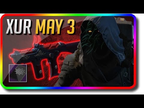 Destiny 2 - Xur Location & Exotic Armor & Xur Bounty "Huckleberry" 5/3/2019 (Xur May 3) Video