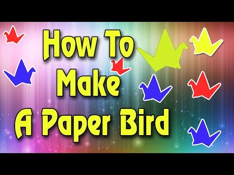 How To Make A Paper Bird || Only in 2 Min.  || Paper Craft ||