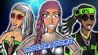 Migos, Nicki Minaj, Cardi B - MotorSport (CARTOON PARODY)