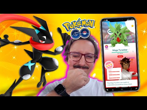 GRENINJA 100% E MEGA TYRANITAR 100%! MAIS DE 1 MILHÃO DE STARDUST! Froakie SHINY! Dia da Comunidade!