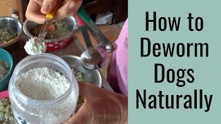 How to Deworm Dogs Naturally with Diatomaceous Earth