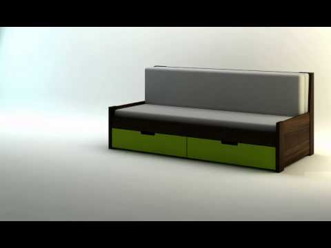 Rozkládací postel Flexi B