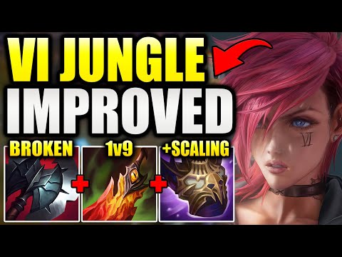 HOW TO PLAY VI JUNGLE WITH A NEWLY IMPROVED BUILD THAT FEELS SUPER STRONG!