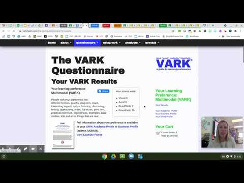 image-What does my VARK score mean?