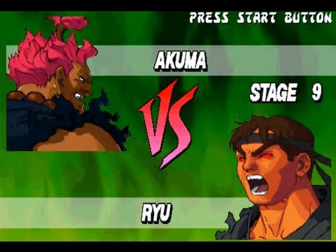 Akuma Vs Evil Ryu-Street Fighter EX Plus Alpha (HQ)