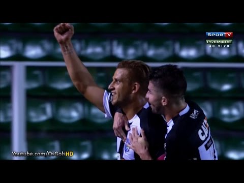 Gol de Rafael Moura, Figueirense 2 x 2 Santos - Brasileirão 25/05/2016 [HD]