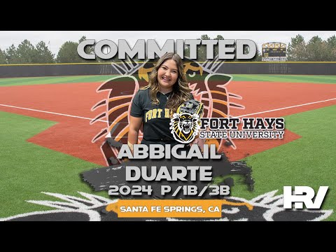 2024 Abbigail Duarte 🥎 Committed to Fort Hays State University