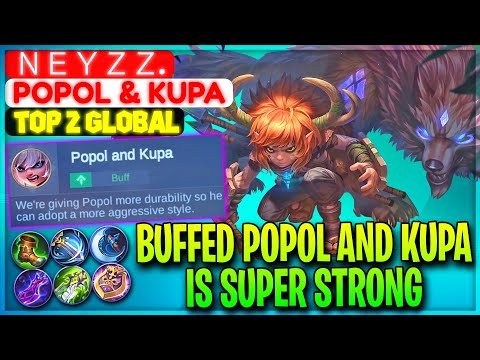 Buffed Popol & Kupa Is Super Strong - Top Global Popol and Kupa Ｎｅｙｚｚ. - Mobile Legends Gameplay