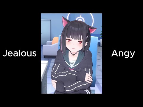 [Blue Archive] Jealous Kazusa is really angy