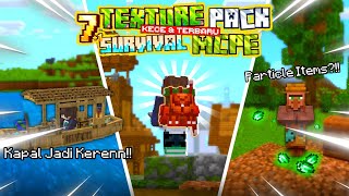 8 TEXTURE PACK RINGAN UNTUK SURVIVAL MCPE!! 1.21+