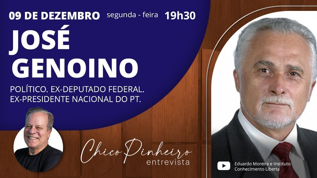 CHICO PINHEIRO ENTREVISTA JOSÉ GENOINO - 09/12/2024
