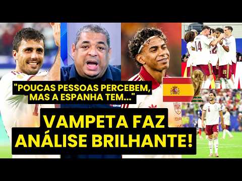 VAMPETA: “MERMÃO, POUCOS ESTÃO PERCEBENDO, mas a ESPANHA é a SELEÇÃO dessa COPA que…” | ANÁLISE!