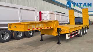 Pārdošana Titan zema profila platforma puspiekabes - Attēls 4 | Autoline LV Jauns Titan zema profila platforma puspiekabe | Attēls 4 - Autoline