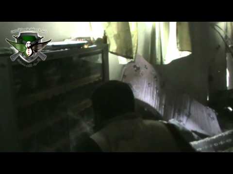 تقرير مرئي عن معارك كتيبة دمشق عاصمة الأمويين التابعة للواء الأول مع قوات النظام في حي برزة في مدينة دمشق