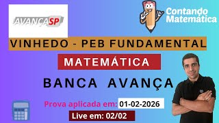 VINHEDO 2026 | PEB Fundamental (AVANÇA) - Matemática – Gabarito e Resolução