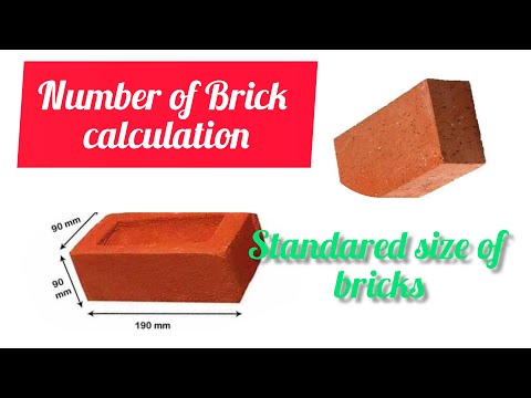#NUMBER OF BRICK CALCULATION
