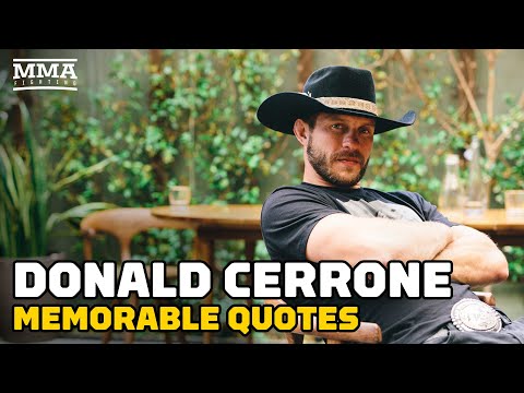 Donald 'Cowboy' Cerrone's Best UFC Quotes | UFC 276 | MMA Fighting