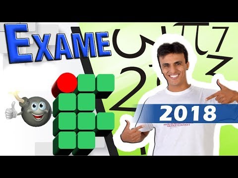 Exame de Seleção 2017/2018 - Resolução -COMPLETA ( IFRN )/Correção da Prova IFRN