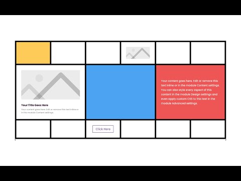 Designing a Divi Mondrian Layout