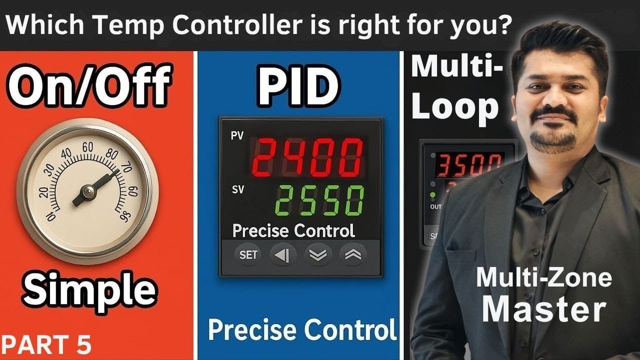 On/Off vs PID vs Multi-Loop Temperature Controllers 🔥 | Which One is Right for You?