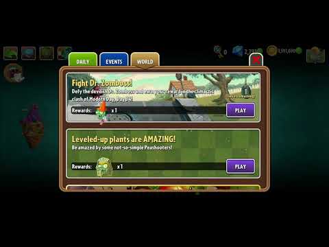 Plants vs Zombies 2 - Leveled-up plants are Amazing!