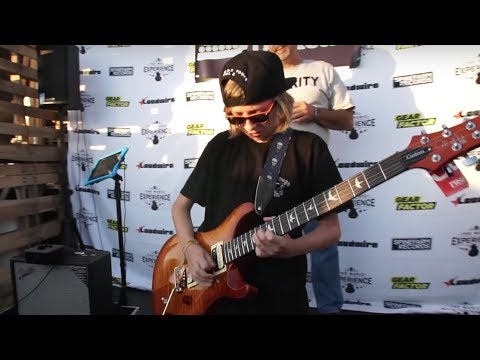 12-Year-Old Kid Destroys Opponents in Guitar Shred-Off Video