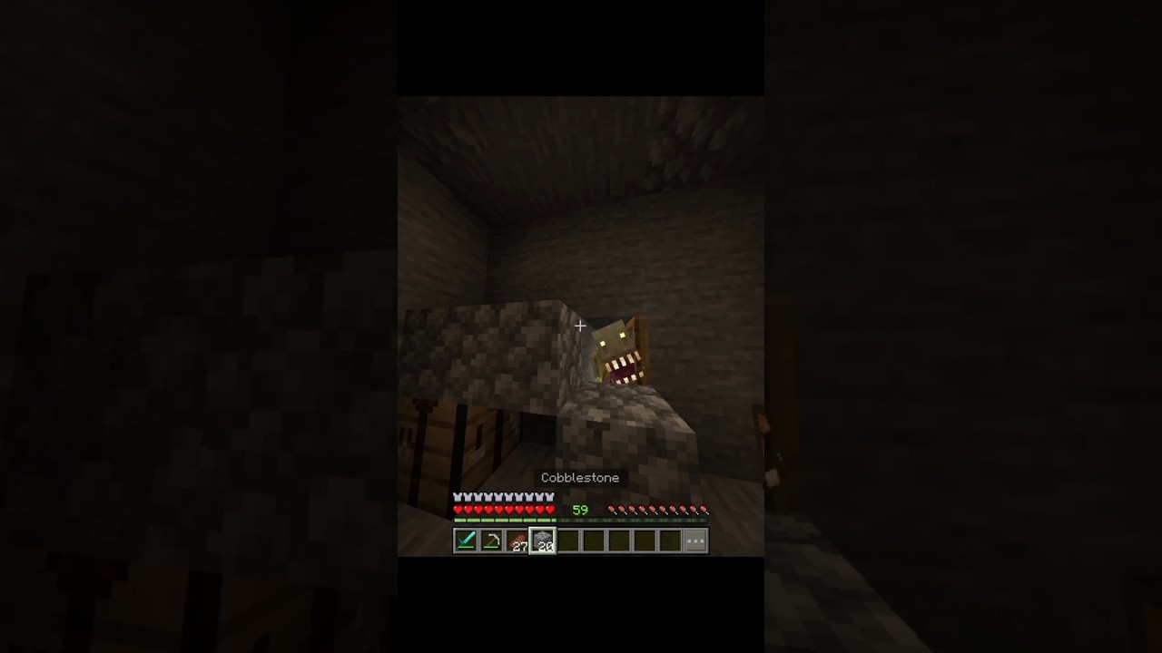 Minecraft Cave Dweller Moment..