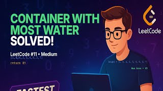 Container With Most Water - Two Pointer Technique | LeetCode 11