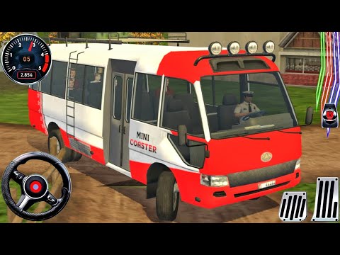 MiniBus Driving Simulator - Real Offroad Bus Driving 2025 - Bus Game Android Gameplay