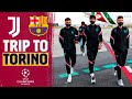 ✈️ BARÇA land in Turin ahead of UCL tie