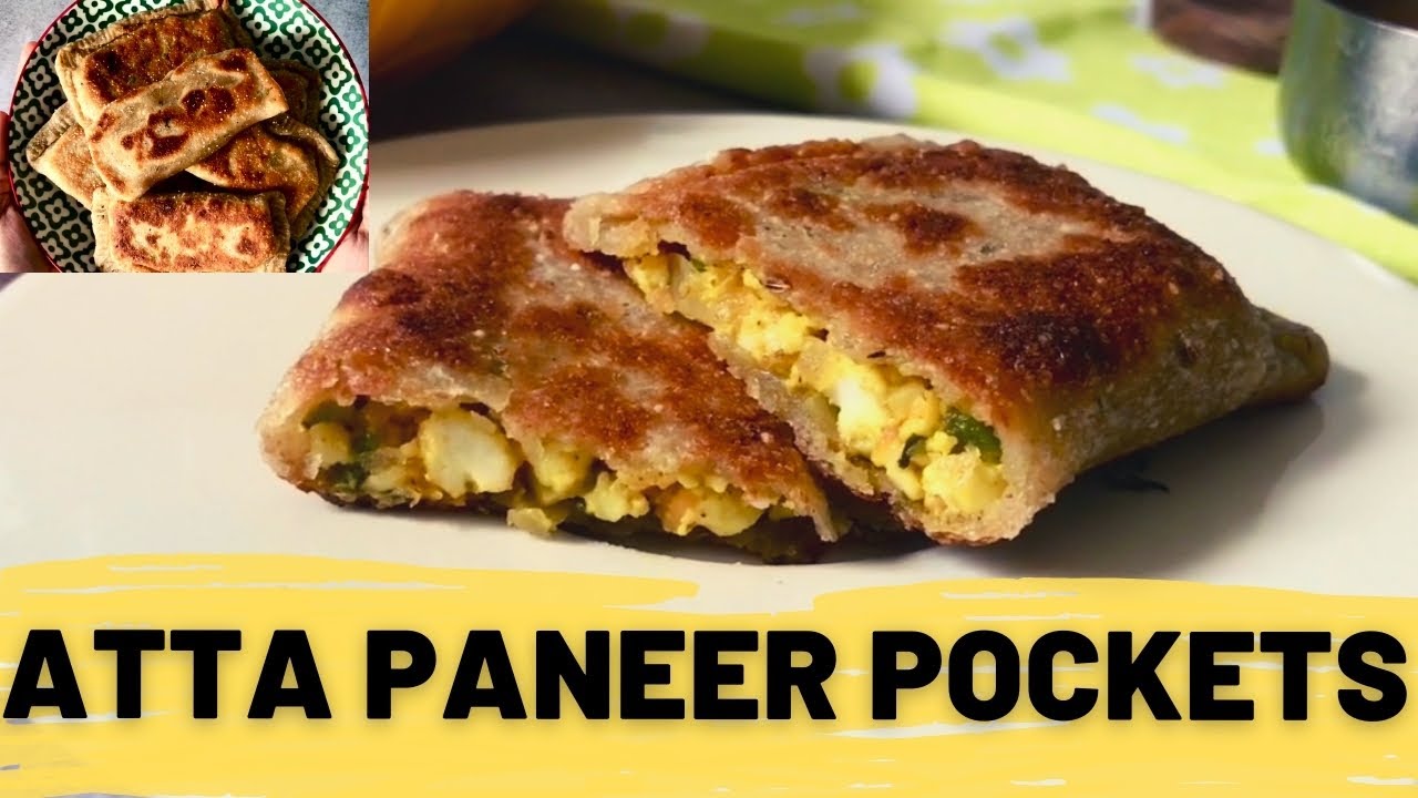 Crispy Atta Paneer Pockets | How to Make Healthy Yummy Easy Paneer Snack or Breakfast Recipe | Hindi