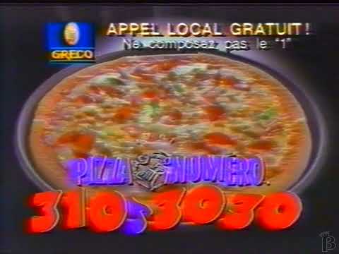 Greco Pizza Commercial 1995 (French)