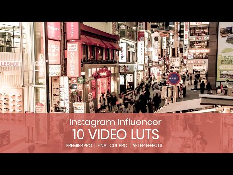 Instagram Influencer Video LUTs Compilation