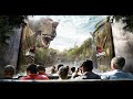 JURASSIC WORLD THE RIDE UNIVERSAL STUDIO TOUR USA CALIFORNIA