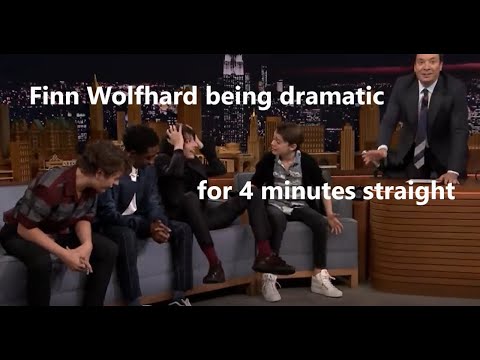 Finn Wolfhard Being Dramatic for 4 Minutes Straight