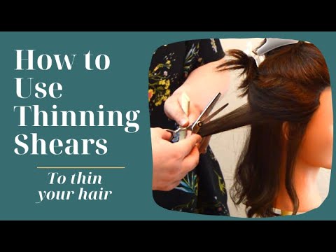 How to use Thinning Shears | Tutorial: Haircuts at Home