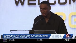Chiefs WR Xavier Worthy takes part in education event at Arrowhead Stadium