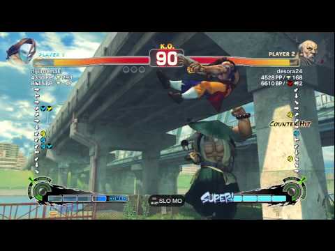 nijiiroemaki [Vega] vs. KEIKE DESORA [Gouken] | SSF4 Arcade Edition