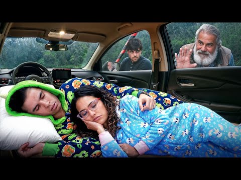 WE SPENT THE NIGHT OUTSIDE THE NEW MANSION TO ESCAPE THE HOUSEKEEPER AND THIS HAPPENED!