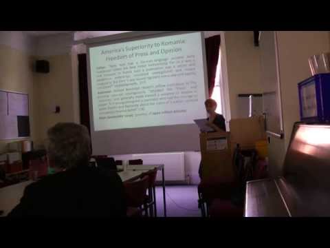 Dr Dana Mihăilescu - 'Facets of Anti-Semitism in Memoirs by Romanian Jewish Immigrants to the U.S.'