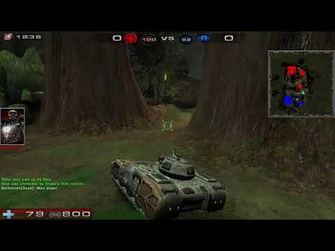 Unreal Tournament 2004 instant action onslaught map Primeval team play quick walkthrough