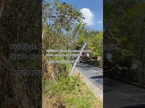 Huizúcar a pie: ¡Vistas que te pierdes en carro! 🇸🇻🚶‍♂️ 🚗🚫 | Blue Sky Vibes ✨