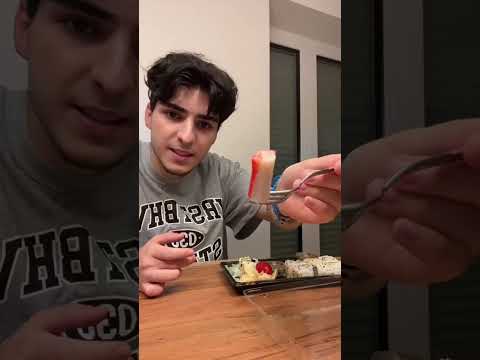 What's in my sushi?👀