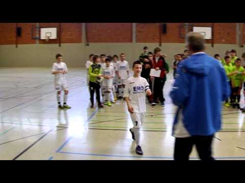 Siegerehrung D-Junioren Hallenkreismeisterschaft 2012