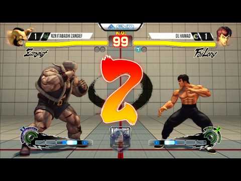 Itabashi Zangief (Zangief) vs Hamad (Fei-Long) - EVO 2015 USF4 Pools - 720p/60fps
