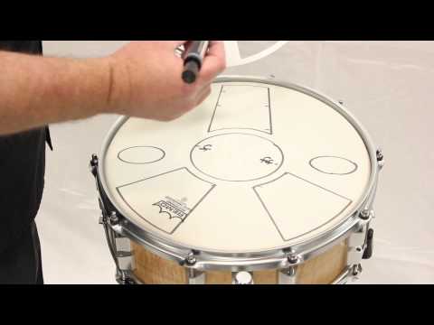 Strike Zone Snare Drum Template by Wes Crawford