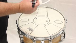 Strike Zone Snare Drum Template by Wes Crawford