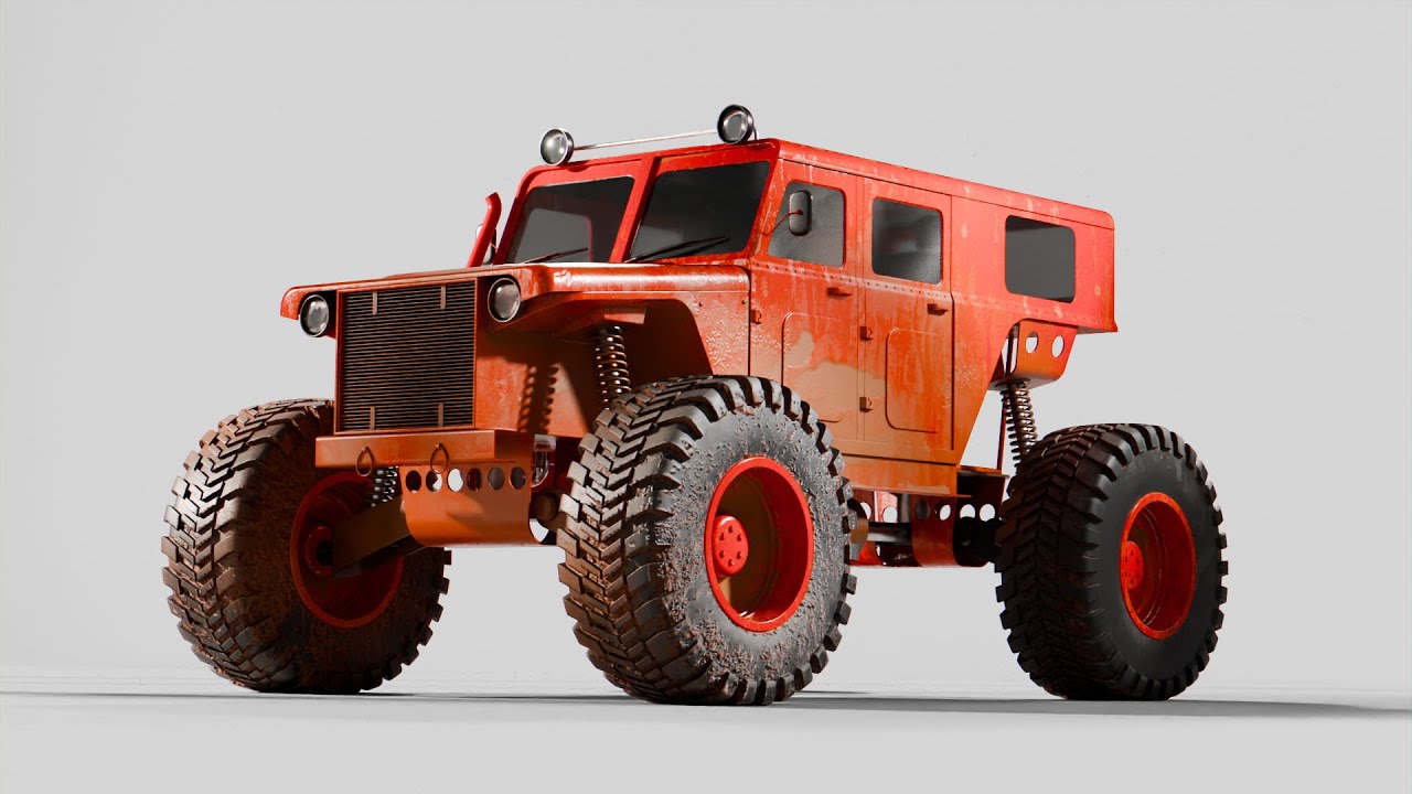 Offroad Sand Rail Truck 3D Model