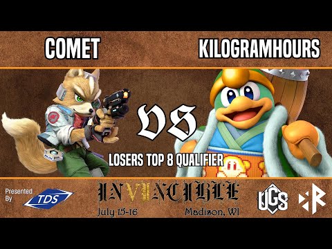 Invincible VII  -  Losers Top 8 Qualifier  -  Comet(Fox) Vs. KilogramHours(King Dedede)